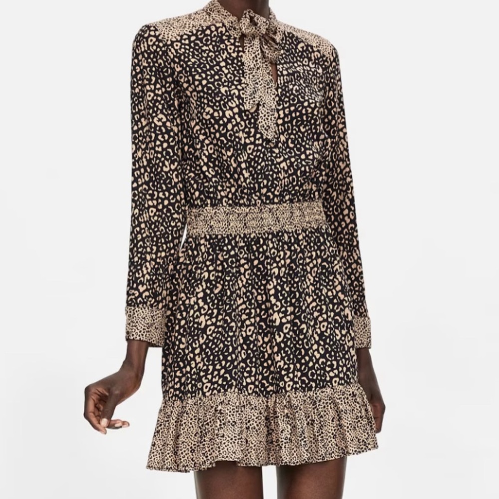 Zara Leopard Dress